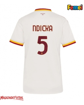 AS Roma Evan Ndicka #5 Tricou Fotbal Replică 2026-27 Femei Deplasare AS Roma Evan Ndicka #5 Tricou Fotbal Replică 2026-27 Femei Deplasare